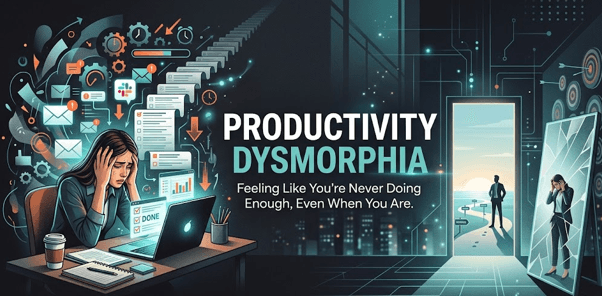 WHY PRODUCTIVITY DYSMORPHIA MAKES YOU FEEL LIKE YOU'RE NEVER DOING ENOUGH